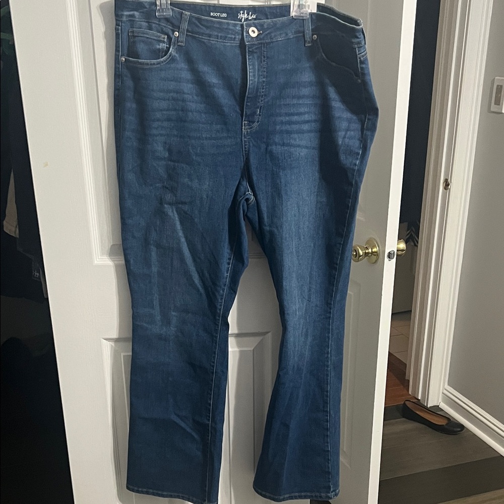 Style & Co. Dark Blue Flare Jeans